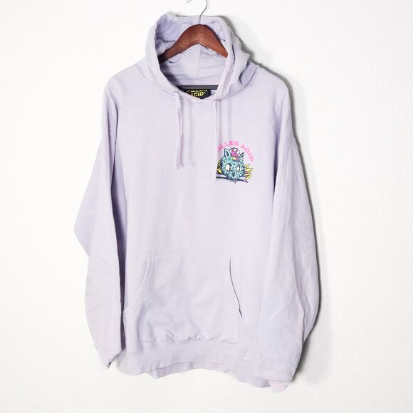 Source Unknown Tops - Killer Acid Women Hoodie 2XL Streetwear Festival Grunge Indie Oversized Graphic
